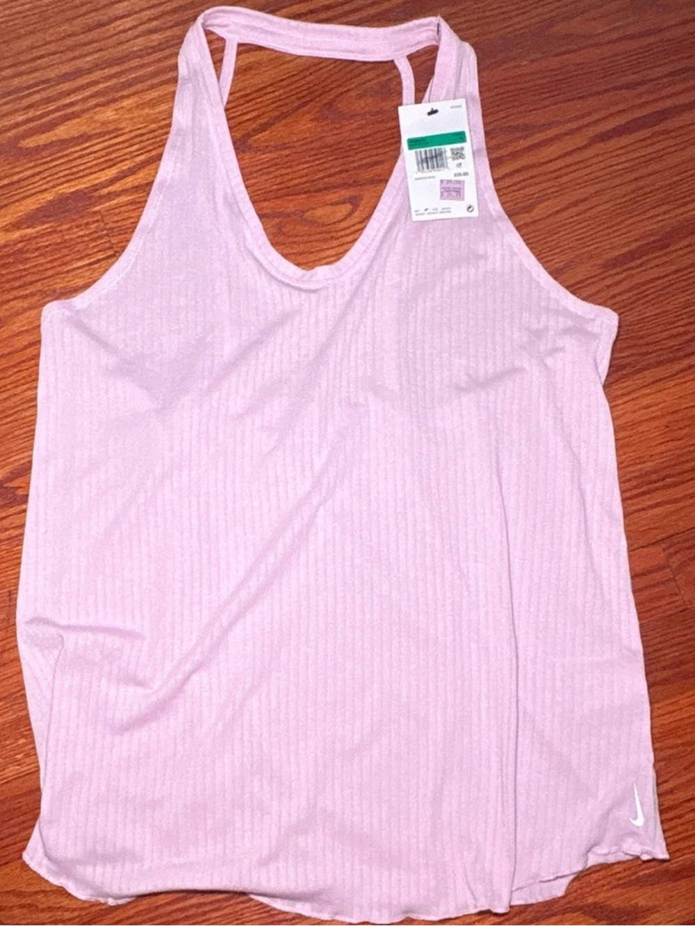 NWT Nike Lilac Ribbed Double-Strap Cami - Picture 2 of 8